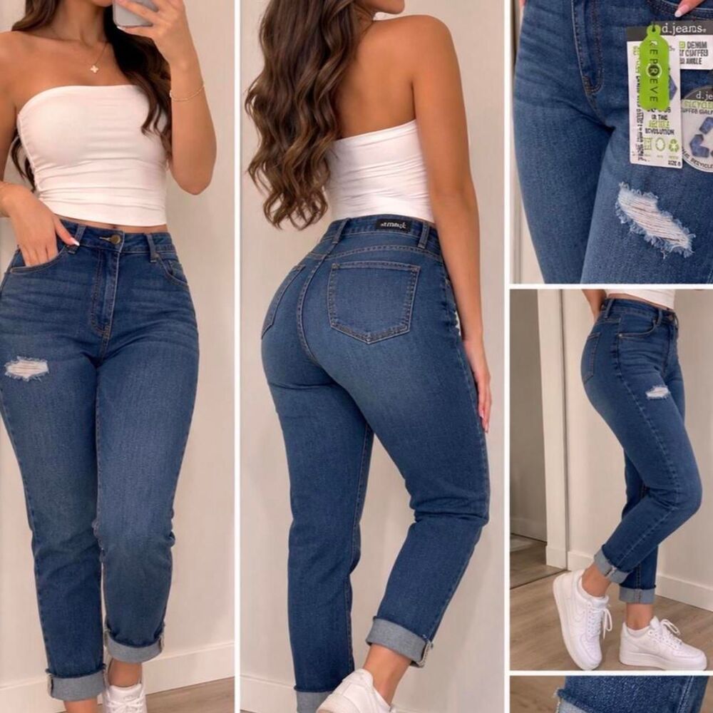Unbranded Women's Blue and Navy Jeans